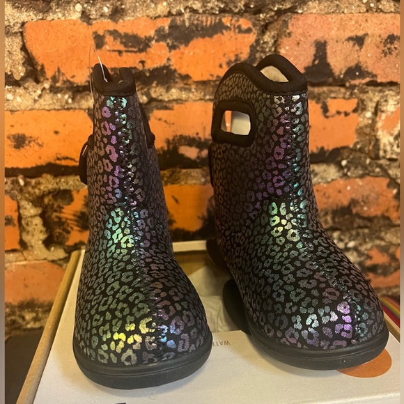 BOGS Baby II Rainbow Leopard All Weather Boots Size:8 NIB - Picture 14 of 16